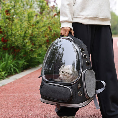 Mochila Transportadora Transparente para Gatos y Perros - Cápsula Espacial - Image 12