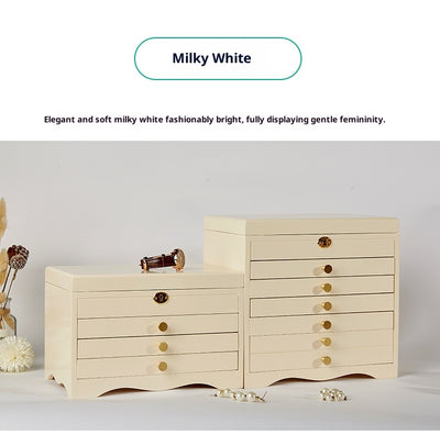 Organizador de Joyas Multicapa en Madera para Escritorio - Image 12