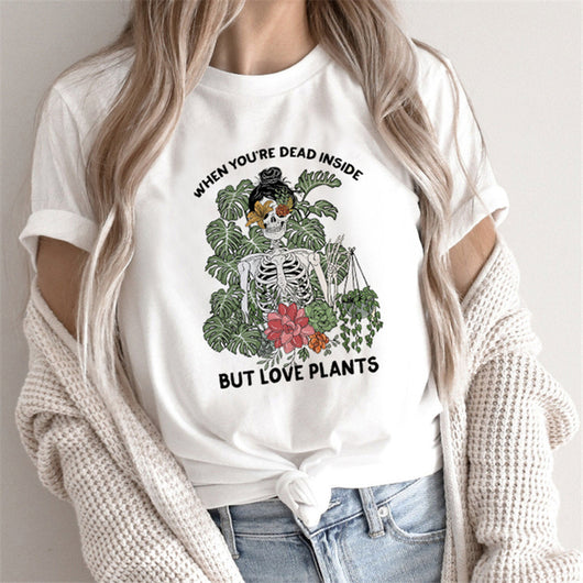 Camiseta Estampado Tarot Femenino - Tops Cartoon para Mujer - Image 11