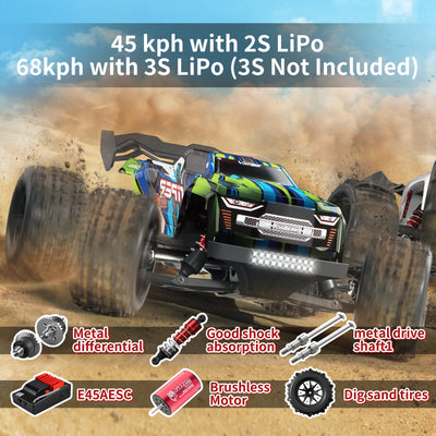 Auto RC Todoterreno 4x4 de Alta Velocidad con Tracción Integral y Control Remoto - Image 27