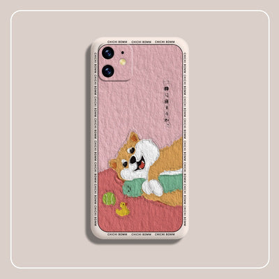 Funda de Silicona Líquida Shiba Inu a Prueba de Golpes - Image 7