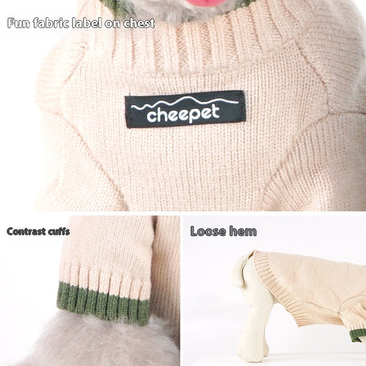 Suéter para Mascotas Bicolor de Dos Patas - Colección Otoño Invierno - Image 5