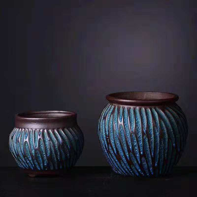 Maceta Vintage a Rayas para Suculentas - Image 8