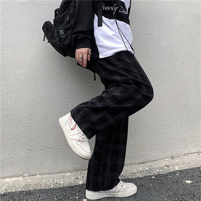 Pantalones de Pana Holgados Estilo Urbano Americano para Hombre - Image 2