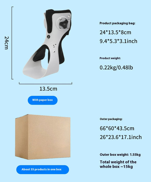 Tobillera de Compresión con Airbag - Soporte Ortopédico para Recuperación y Corrección - Image 13