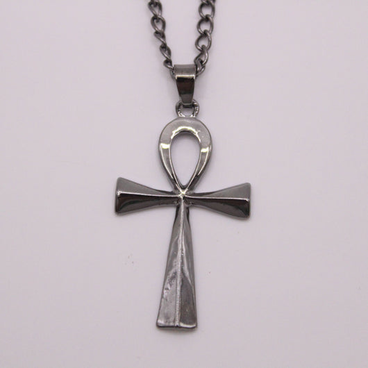 Collar Amuleto Cruz Egipcia Ankh para Hombre en Acero Inoxidable - Image 9