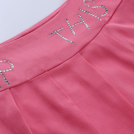 Falda Plisada Ajustada Efecto Diamante para Mujer - Diseño Slim Cintura Alta - Image 9