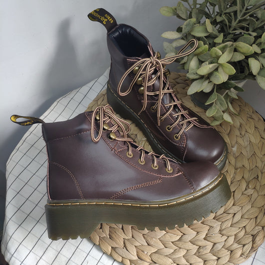 Botas Martin Estilo Harajuku con Suela Gruesa - Diseño Retro Kawaii - Image 5