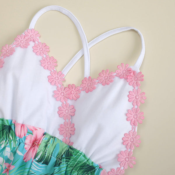 Jumpsuit Estampado Floral con Tirantes Multicolor