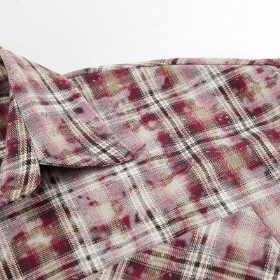 Camisa Cuadros Suelta Manga Larga Casual - Image 28