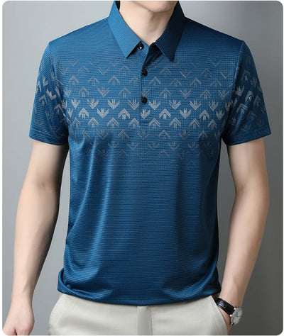 Polo Ejecutivo Ice Silk Manga Corta para Hombre - Secado Rápido y Estilo Business Casual - Image 22