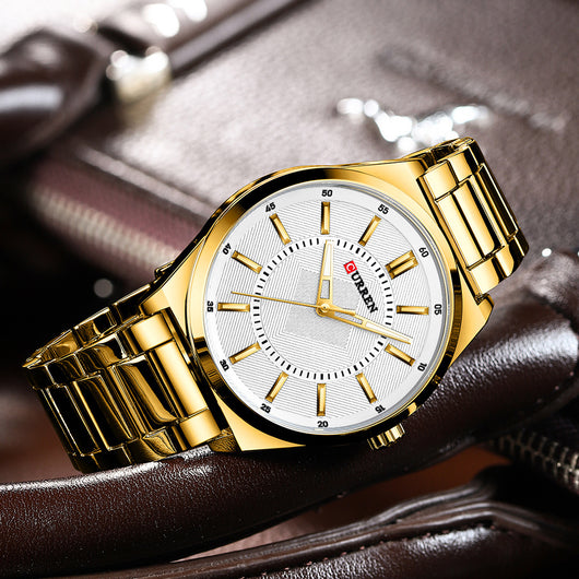 Reloj Empresarial Impermeable para Hombre con Cierre de Barra - Image 29