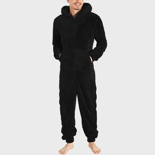 Pijama Térmico Tipo Jumpsuit con Cierre para Hombre - Image 4