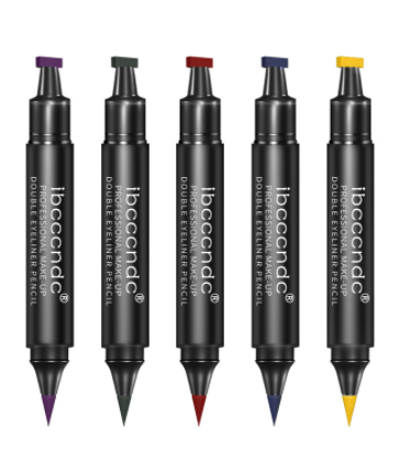 Set de 5 Marcadores Bicolor con Doble Punta para Diseño y Arte - Image 5