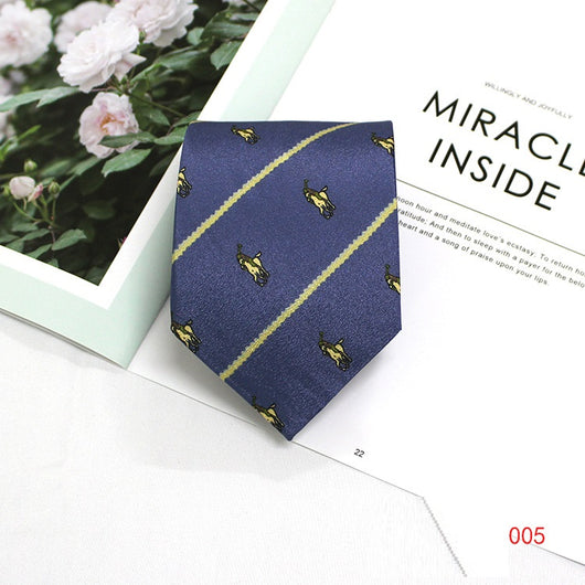 Corbata Formal Estilo Británico 9CM - Diseño Impreso Poliéster Premium - Image 15
