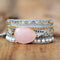 Pulsera de Piedra Natural Retorcida Tejida a Mano