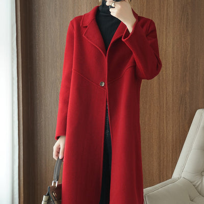 Abrigo de Lana Reversible Premium de Doble Faz