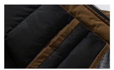 Chaqueta Acolchada de Trabajo Impermeable con Capucha y Múltiples Bolsillos - Image 13