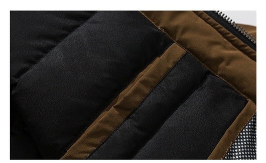 Chaqueta Acolchada de Trabajo Impermeable con Capucha y Múltiples Bolsillos - Image 13