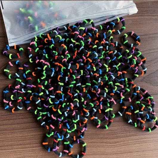Set de 100 Bandas Elásticas Infantiles sin Tirones - Colores Pastel Suave - Image 45