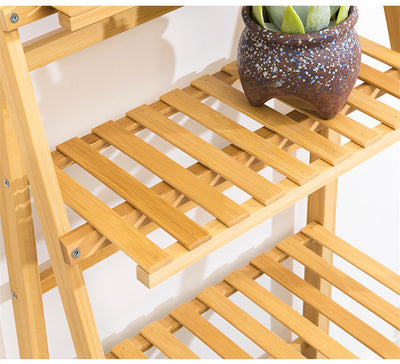 Macetero de Madera Multinievel para Interiores - Soporte Elegante para Plantas - Image 10
