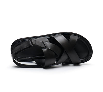 Sandalias Casuales de Cuero Genuino para Hombre - Comodidad de Verano - Image 38