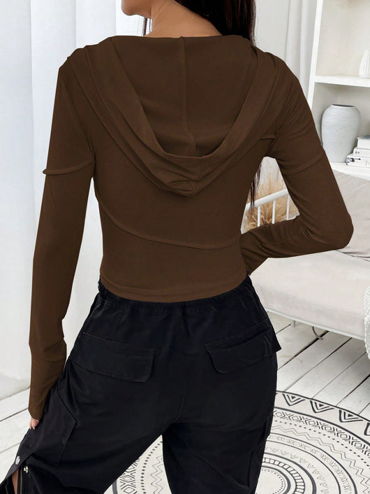 Sudadera V-Neck Slim Fit para Mujer - Base Layer Otoño Invierno - Image 9