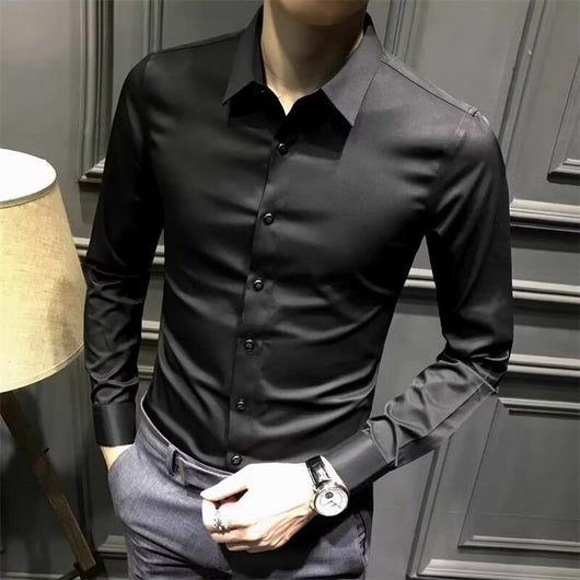 Camisa Business Casual de Manga Larga para Hombre - Image 4