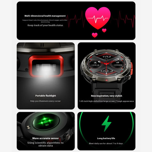 Reloj Inteligente con Llamadas Bluetooth y Pantalla HD - Image 12