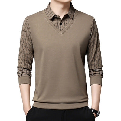 Suéter Falsa Doble Capa para Hombre - Prenda Base Versátil - Image 5
