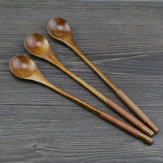 Cuchara Larga de Madera para Mezclar - Image 11