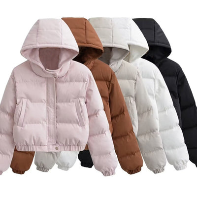 Chaqueta Hoodie Casual de Algodón - Diseño Minimalista Versátil