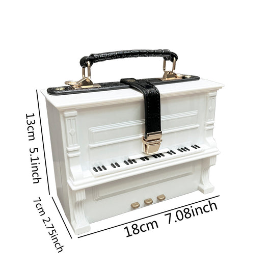Bolso Bandolera Acrílico con Diseño Piano - Image 36