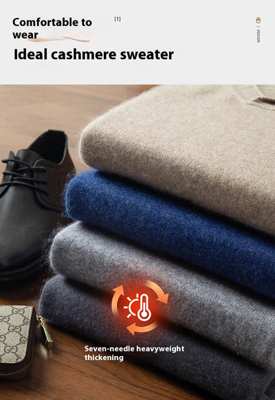 Suéter Tipo Saco de Cachemira para Otoño e Invierno - Image 13
