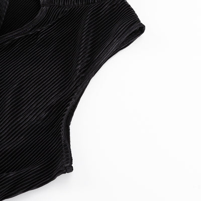 Conjunto Elegante: Blusa sin Mangas y Pantalón Plisado de Cintura Alta - Image 20