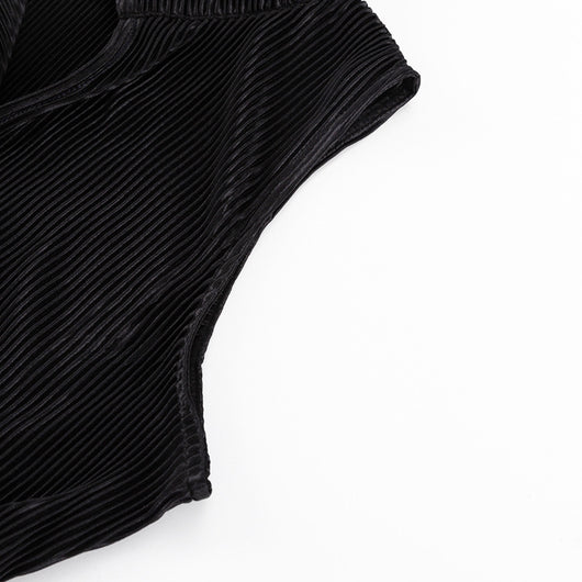 Conjunto Elegante: Blusa sin Mangas y Pantalón Plisado de Cintura Alta - Image 20