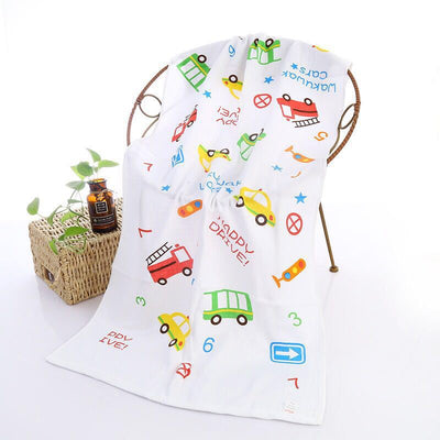 Toalla de Baño Infantil Doble Capa con Estampado Cartoon - Image 3