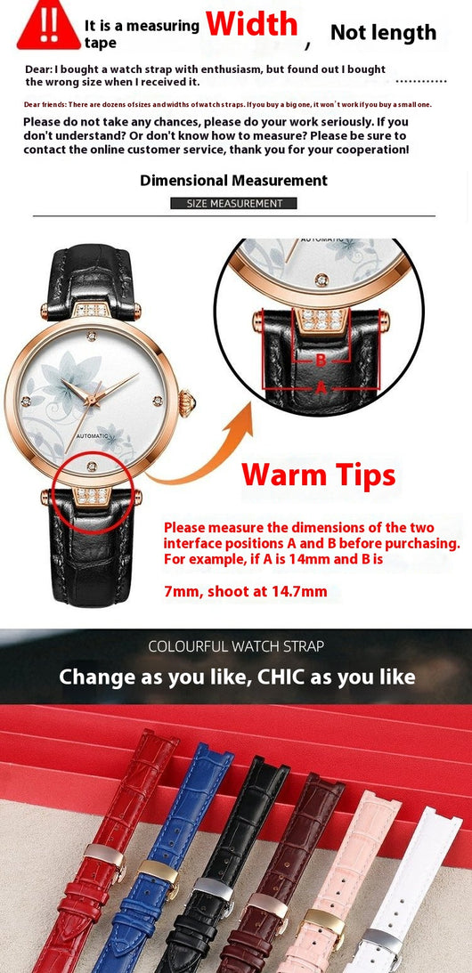 Correa de Reloj de Cuero para Mujer con Sistema de Muesca - Image 19