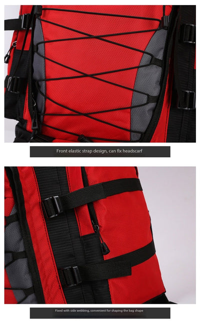 Mochila de Senderismo 90L XIYAHU - Resistente al Agua para Trekking y Camping - Image 49