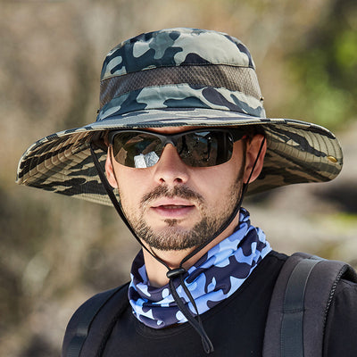 Sombrero de Pescador Outdoor con Ala Ancha para Selva - Image 10