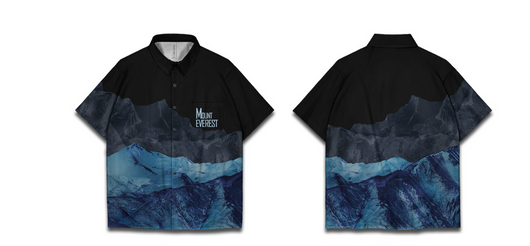 Remera Estampado Montaña Tendencia Manga Corta - Image 11