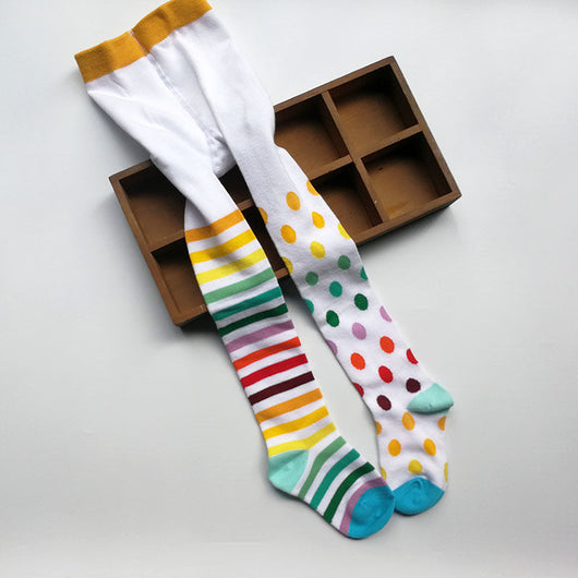 Medias Escolares de Contraste de Colores para Niñas - Algodón Premium - Image 6