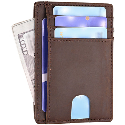 Billetera de Cuero Genuino para Hombre con Múltiples Compartimentos - Image 13
