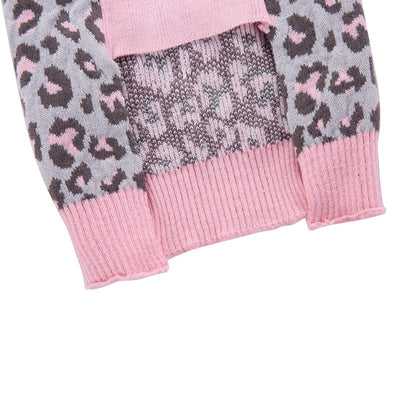 Suéter para Mascota Estampado Leopardo Rosa con Lazo - Image 9