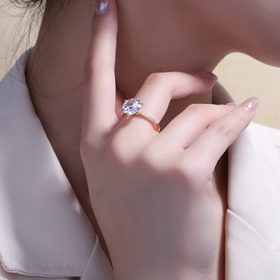 Anillo de Diamante Geométrico de Seis Puntas - Image 10