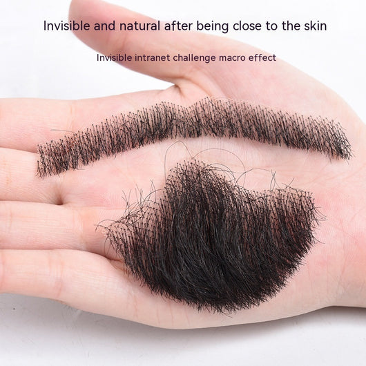 Barba Postiza de Cabello Natural para Cine, Televisión y Maquillaje Profesional - Image 12