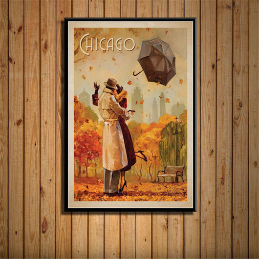 Póster Vintage de Viaje: Pintura en Lienzo de Paisaje Urbano Francés - Image 27
