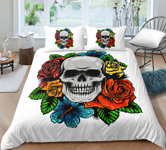 Juego de Cama Estampado 3D Calavera - Funda Nórdica, Sábana y Fundas de Almohada - Image 18