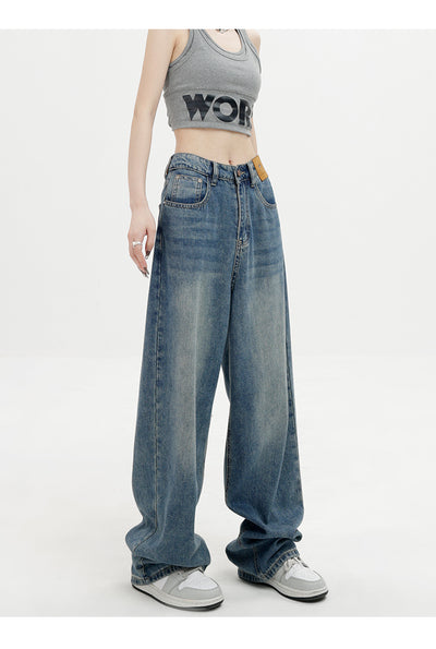 Jeans Retro Azul Holgados de Corte Recto - Image 11
