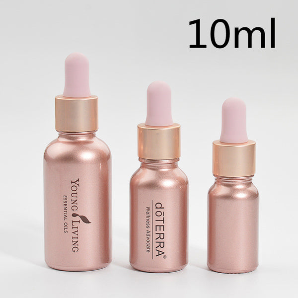 Botella Gotero de Vidrio Ámbar Rose Gold - Frasco Vacío para Aceites Esenciales y Cosméticos DIY - Image 8